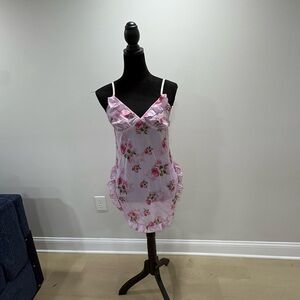 SHEIN Pink Floral Chemise